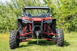 Honda Talon 1000X-4 Winch Mount - Rough Country - RS6500S - Black - '20-'22 Honda Talon 1000X-4 Winch Mount - Rough Country - RS6500S - Black - '20-'22